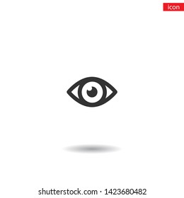 Eye Vector icon . Lorem Ipsum Illustration design