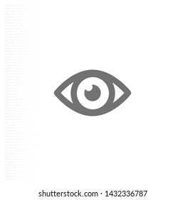 Eye Vector icon . Lorem Ipsum Illustration design
