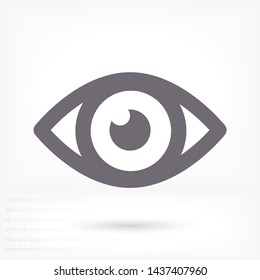 Eye Vector icon . Lorem Ipsum Illustration design