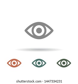 Eye Vector icon . Lorem Ipsum Illustration design