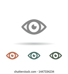 Eye Vector icon . Lorem Ipsum Illustration design