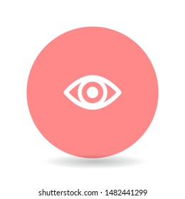 Eye Vector icon . Lorem Ipsum Illustration design