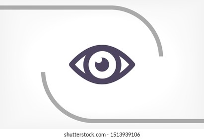 Eye Vector icon . Lorem Ipsum Illustration design