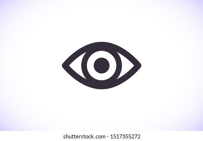 Eye Vector icon . Lorem Ipsum Illustration design