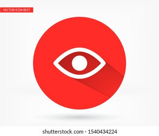 Eye Vector icon . Lorem Ipsum Illustration design