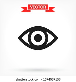 Eye Vector icon . Lorem Ipsum Illustration design