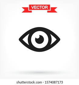 Eye Vector icon . Lorem Ipsum Illustration design