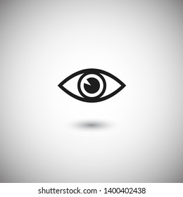 Eye vector icon. Open eye icon 