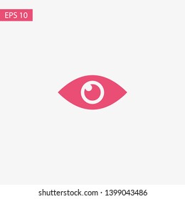 Eye vector icon. Open eye icon, The eye of the beholder. Web design icon. Symbol of the human eye. Vector EPS 10