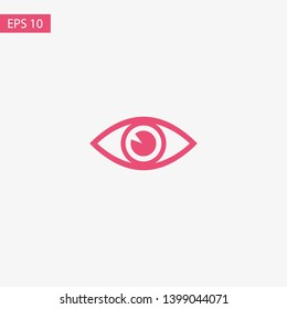 Eye vector icon. Open eye icon, The eye of the beholder. Web design icon. Symbol of the human eye. Vector EPS 10