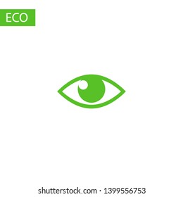 Eye vector icon. Open eye icon, The eye of the beholder. Web design icon. Symbol of the human eye. Vector EPS 10