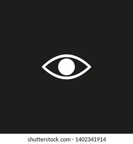 Eye vector icon. Open eye icon, The eye of the beholder. Web design icon. Symbol of the human eye. Vector EPS 10