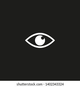 Eye vector icon. Open eye icon, The eye of the beholder. Web design icon. Symbol of the human eye. Vector EPS 10