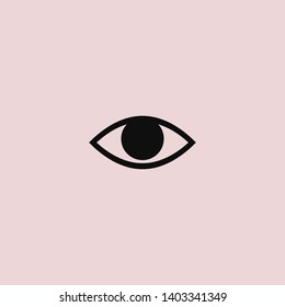 Eye vector icon. Open eye icon, The eye of the beholder. Web design icon. Symbol of the human eye. Vector EPS 10