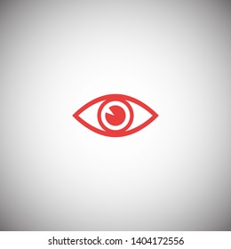 Eye vector icon. Open eye icon, The eye of the beholder. Web design icon. Symbol of the human eye. Vector EPS 10