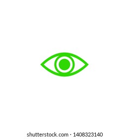Eye vector icon. Open eye icon, The eye of the beholder. Web design icon. Symbol of the human eye. Vector EPS 10