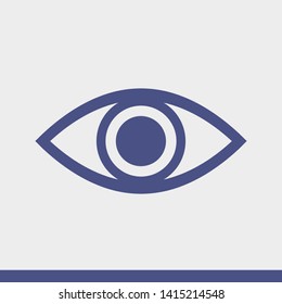 Eye vector icon. Open eye icon, The eye of the beholder. Web design icon. Symbol of the human eye. Vector EPS 10