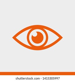 Eye vector icon. Open eye icon, The eye of the beholder. Web design icon. Symbol of the human eye. Vector EPS 10