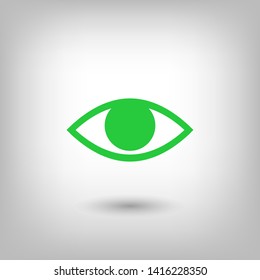 Eye vector icon. Open eye icon, The eye of the beholder. Web design icon. Symbol of the human eye. Vector EPS 10