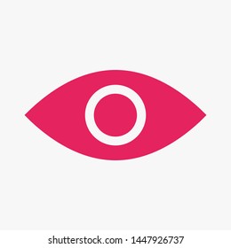 Eye vector icon. Open eye icon, The eye of the beholder. Web design icon. Symbol of the human eye. Vector EPS 10