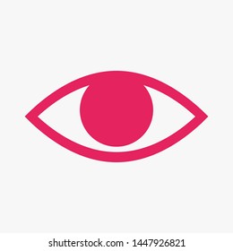 Eye vector icon. Open eye icon, The eye of the beholder. Web design icon. Symbol of the human eye. Vector EPS 10