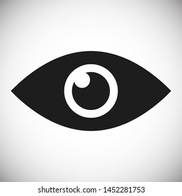 Eye vector icon. Open eye icon, The eye of the beholder. Web design icon. Symbol of the human eye. Vector EPS 10