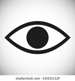 Eye vector icon. Open eye icon, The eye of the beholder. Web design icon. Symbol of the human eye. Vector EPS 10