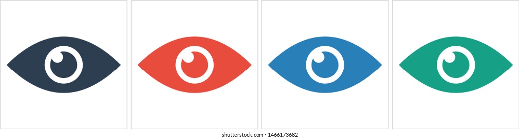 Eye vector icon. Open eye icon, The eye of the beholder. Web design icon. Symbol of the human eye. Vector EPS 10