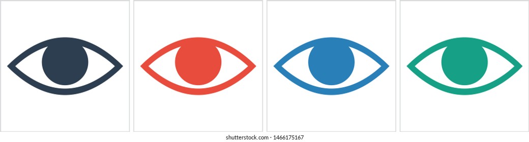 Eye vector icon. Open eye icon, The eye of the beholder. Web design icon. Symbol of the human eye. Vector EPS 10