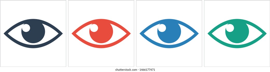 Eye vector icon. Open eye icon, The eye of the beholder. Web design icon. Symbol of the human eye. Vector EPS 10