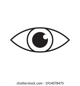 Eye vector icon. Open eye icon, The eye of the beholder. vector icon Web design icon. Symbol of the human eye. eps 1o