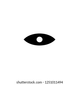 eye vector icon. eye sign on white background. eye icon for web and app