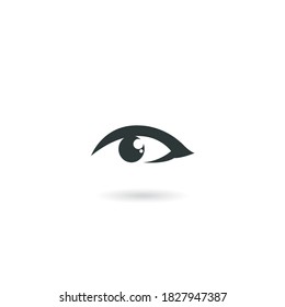 Icono de vector ocular. Ilustración de símbolo
