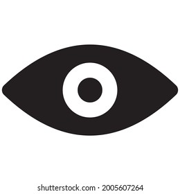 Eye Vector icon that can easily modify or edit