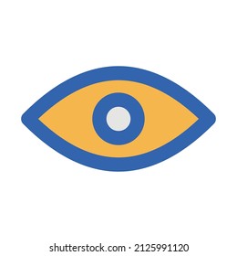 Eye Vector icon which is suitable for commercial work and easily modify or edit it

