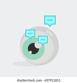Eye vector illustration