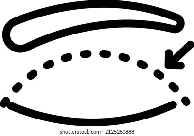 Vektorgrafik auf transparentem Hintergrund.Hochwertige Symmbols.Stroke Vektorsymbol für Konzept und Grafikdesign.