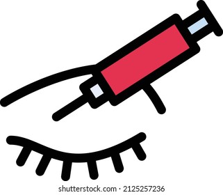 ilustración de eye Vector en un fondo transparente.Símbolos de calidad premium.Icono vectorial de trazo para concepto y diseño gráfico.