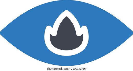 eye Vector illustration on a transparent background.Premium quality symbols.Glyphs vector icon for concept and graphic design.