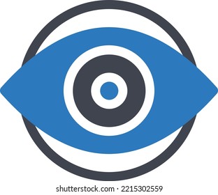 eye  Vector illustration on a transparent background. Premium quality symmbols. Glyphs vector icons for concept and graphic design. 
