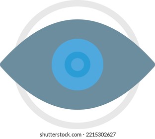 eye  Vector illustration on a transparent background. Premium quality symmbols. Line Color vector icons for concept and graphic design. 

