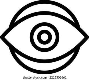eye  Vector illustration on a transparent background. Premium quality symmbols. Thin line vector icons for concept and graphic design.