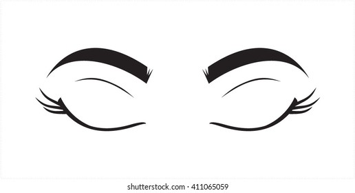 eye - vector illustration. white background