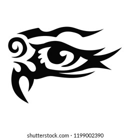 Eye vector image. Picture with eye. Symbolic eye. Vector eye logo.