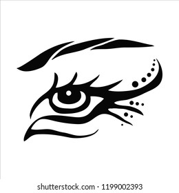 Eye vector image. Picture with eye. Symbolic eye. Vector eye logo.