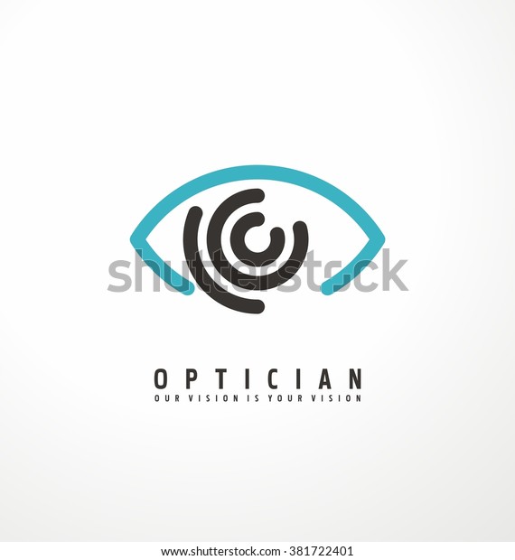 Eye Vector Logo Design Idea Minimalist Stock Vector Royalty Free