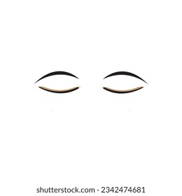 Plantilla de diseño del logotipo del vector ocular. Moderno y minimalista diseño plano. Ilustración vectorial.