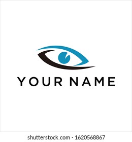 eye vector logo modern abstract graphic
