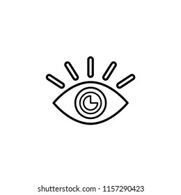 Eye Vector Logo. Vision Icon