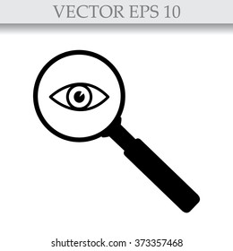 Eye vector with Search